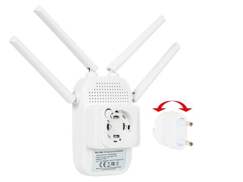 86-078# Wzmacniacz sygnału wi-fi repeater 2,4ghz/5ghz rp-10 blow