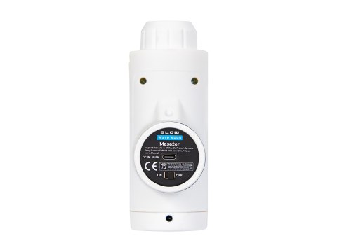 44-357# Pistolet do masażu masażer blow wave 4000 biały + 10 końcówek + walizka