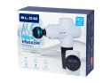 44-357# Pistolet do masażu masażer blow wave 4000 biały + 10 końcówek + walizka