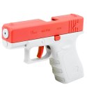 Mini Glock Pistolet Na Wodę Broń Dla Dzieci Różowy 13 cm