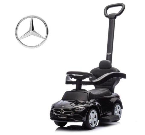 Pojazd z rączką mercedes c-class czarny