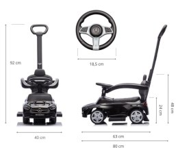 Pojazd z rączką mercedes c-class czarny