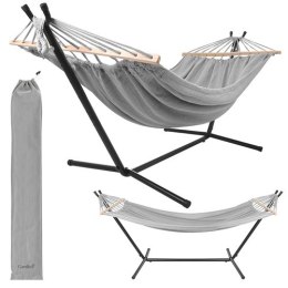 Hamak ogrodowy 200x150cm Gardlov ze stelażem 27293