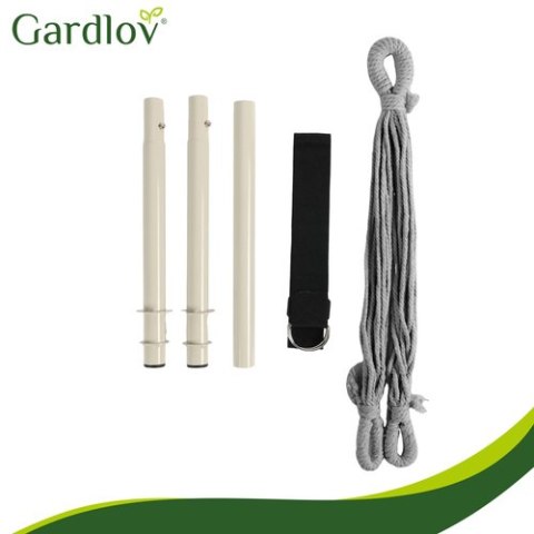 Huśtawka - fotel wiszący 210cm szary Gardlov