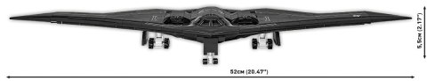 Klocki northrop b-2 spirit 1109 klocków