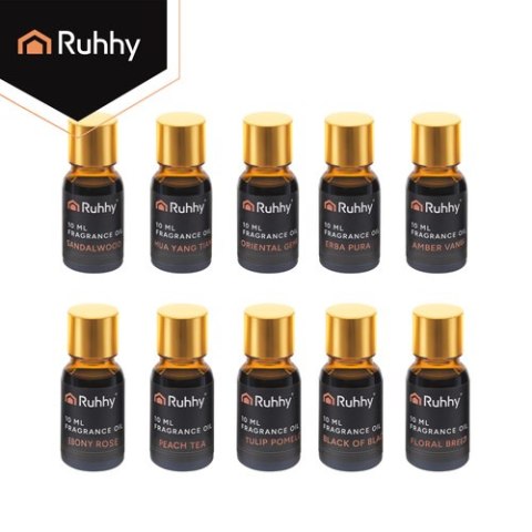 Olejek zapachowy - zestaw 10szt. 10ml Ruhhy 27222