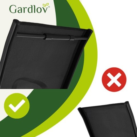 Zestaw krzeseł ogrodowych- 2szt. Gardlov