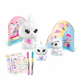 Zestaw kreatywny dekorożce rodzinka jednorożców kawaii style