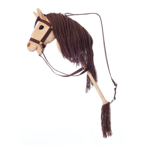 Koń na kiju hobby horse hoppihorse a3 beżowy, maść bułana