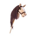 Koń na kiju hobby horse hoppihorse a3 beżowy, maść bułana