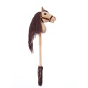 Koń na kiju hobby horse hoppihorse a4 beżowy, maść bułana