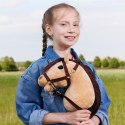 Koń na kiju hobby horse hoppihorse a4 beżowy, maść bułana