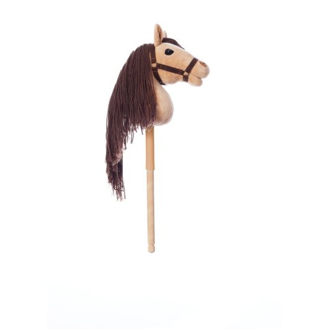 Koń na kiju hobby horse hoppihorse a4 beżowy, maść bułana