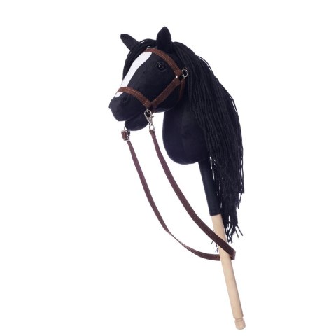 Koń na kiju hobby horse hoppihorse a4 czarny, maść kara