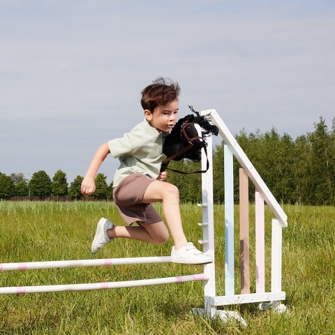 Koń na kiju hobby horse hoppihorse a4 czarny, maść kara