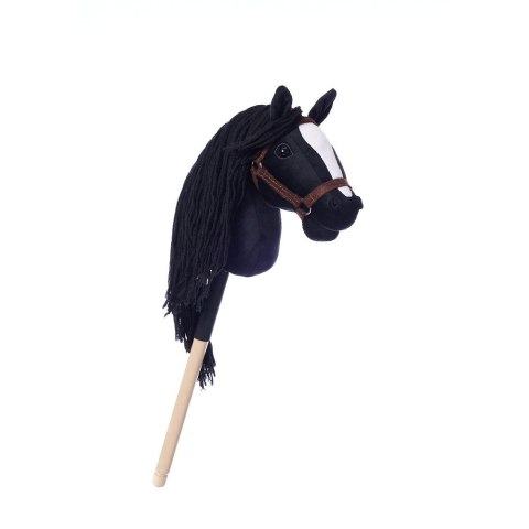 Koń na kiju hobby horse hoppihorse a4 czarny, maść kara