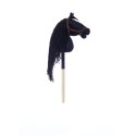Koń na kiju hobby horse hoppihorse a4 czarny, maść kara