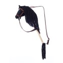 Koń na kiju hobby horse hoppihorse a4 czarny, maść kara