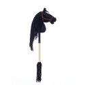 Koń na kiju hobby horse hoppihorse a4 czarny, maść kara