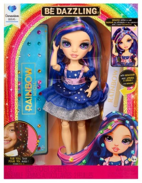 Lalka rainbow high be dazzling, genevieve bleue