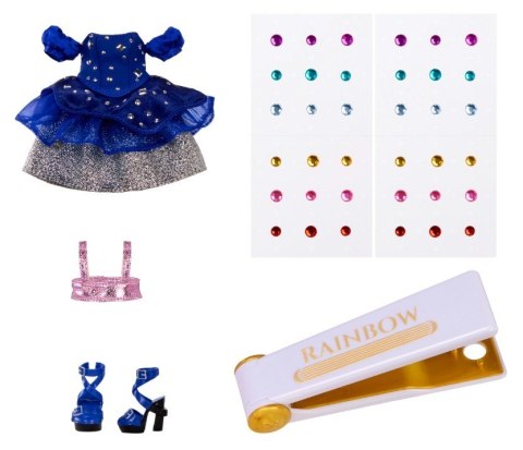 Lalka rainbow high be dazzling, genevieve bleue