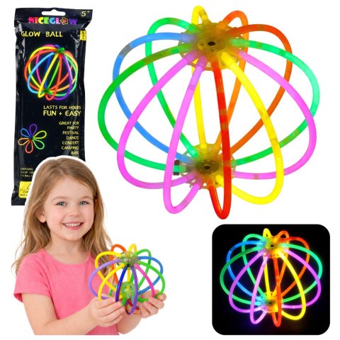 Piłka Fluorescencyjna Świecąca W Ciemnośći Neon Stick 12 Patyczków