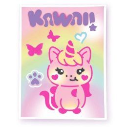 Projekt art - walizeczka małej artystki kawaii - kreatywny zestaw z elektronicznym aerografem
