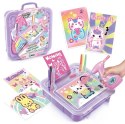 Projekt art - walizeczka małej artystki kawaii - kreatywny zestaw z elektronicznym aerografem