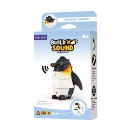 Puzzle 3d mieredu buduj i słuchaj - pingwin
