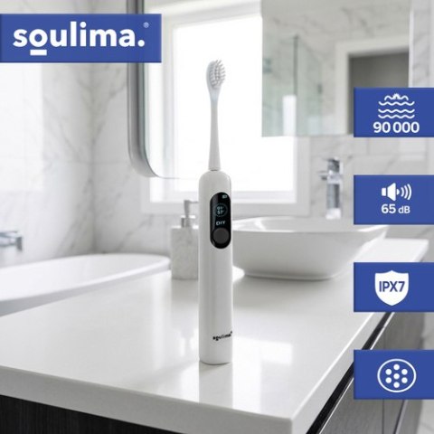Szczoteczka soniczna do zębów biała Soulima 26850