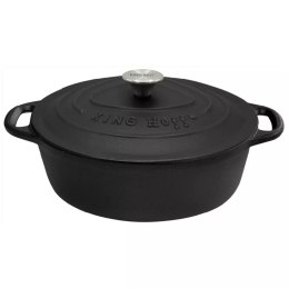 Brytfanka 6,2l, żeliwo czarny kinghoff