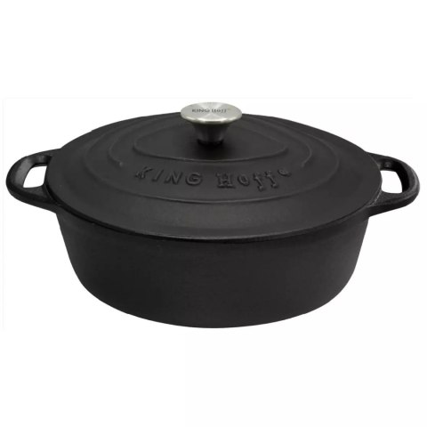Brytfanka 6,2l, żeliwo czarny kinghoff
