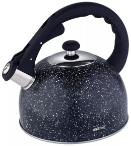 Czajnik tradycyjny 2,6l czarny marmurek kinghoff