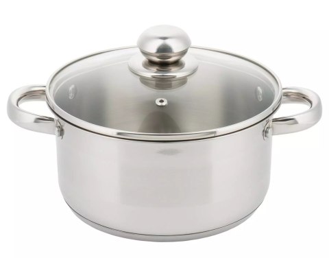 Garnek z pokrywką, stal śr.16cm 1,5l kinghoff