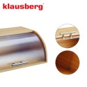 Chlebak bambusowy z akrylową pokrywą, klausberg, kb-7874