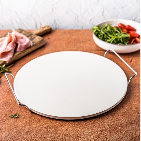 Kamień do wypieku i podawania pizzy śr 33cm klausberg kb-7788