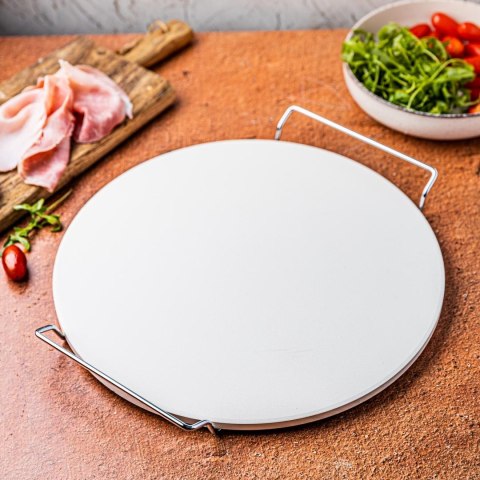 Kamień do wypieku i podawania pizzy śr 33cm klausberg kb-7788