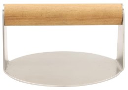 Praska dociskowa ze stali niedzewnej do mięsa na hamburgery śr. 14cm kinghoff kh-1878