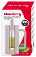 Zaparzacz do kawy/herbaty z dociskiem poj. 0,35l, w kolorze jasnoróżowym kb7744
