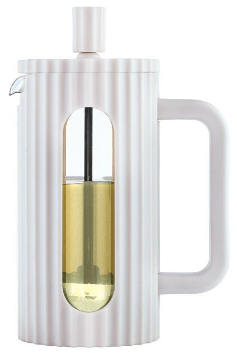 Zaparzacz do kawy/herbaty z dociskiem poj. 0,35l w kolorze jasnoszarym kb7743