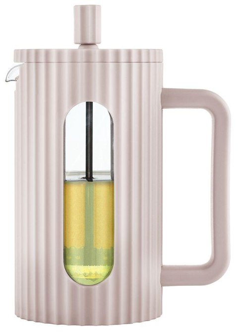 Zaparzacz do kawy/herbaty z dociskiem poj. 0,60l w kolorze jasnoróżowym kb7749