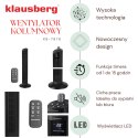 Wentylator kolumnowy z pilotem, czarny, 36 cal, klausberg