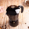 Zaparzacz do kawy espresso, aluminium, 12 filiżanek ,czarny/rose gold, kinghoff, kh-1885