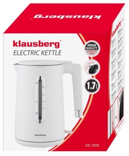 Czajnik elektryczny, biały, 1,7l, klausberg, kb-7890