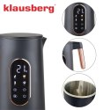 Czajnik elektryczny, kolor czarny/różowe-złoto, klausberg, kb-7892