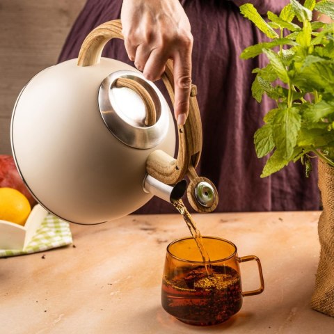 Czajnik tradycyjny 2.5l, bezowy klausberg
