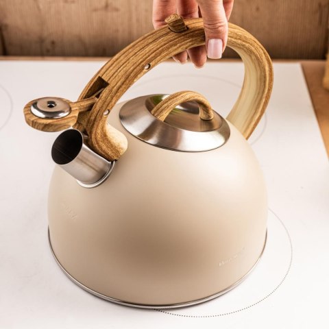 Czajnik tradycyjny 2.5l, bezowy klausberg