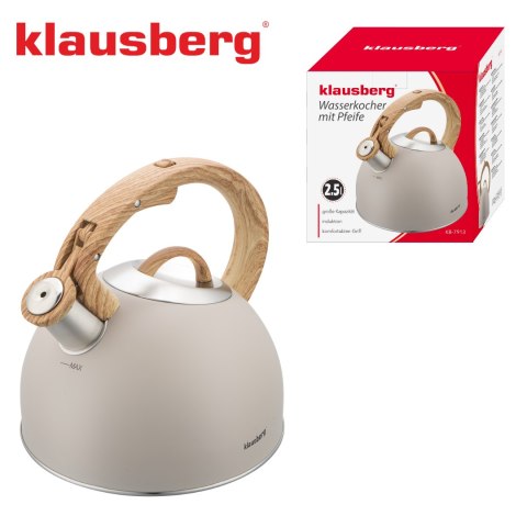 Czajnik tradycyjny 2.5l, bezowy klausberg