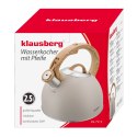 Czajnik tradycyjny 2.5l, bezowy klausberg