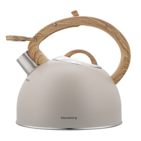 Czajnik tradycyjny 2.5l, bezowy klausberg